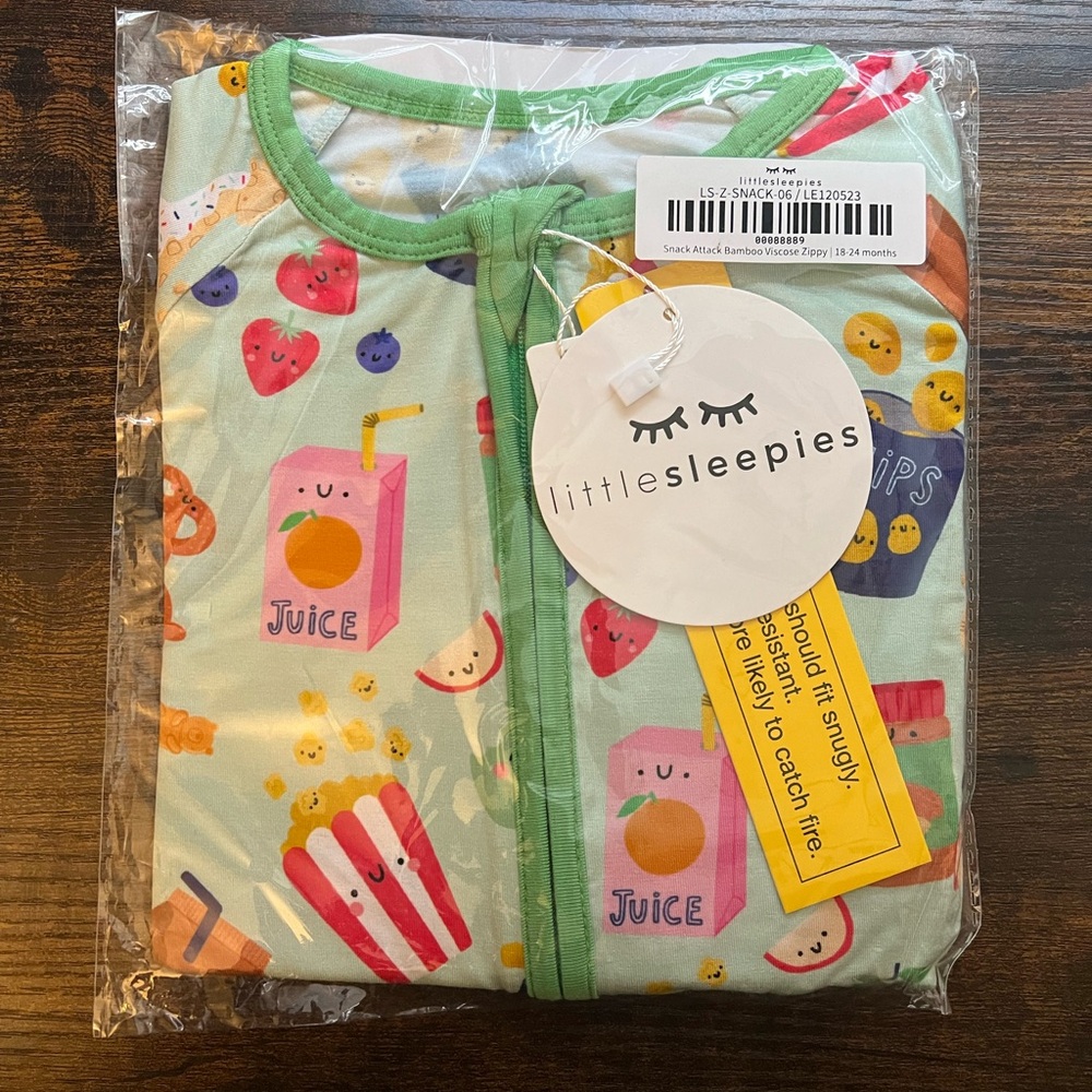 Little sleepies Zippy NWT 18-24 months 

Smoke free home
